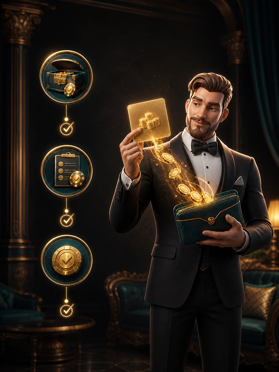 Player claiming casino cashback