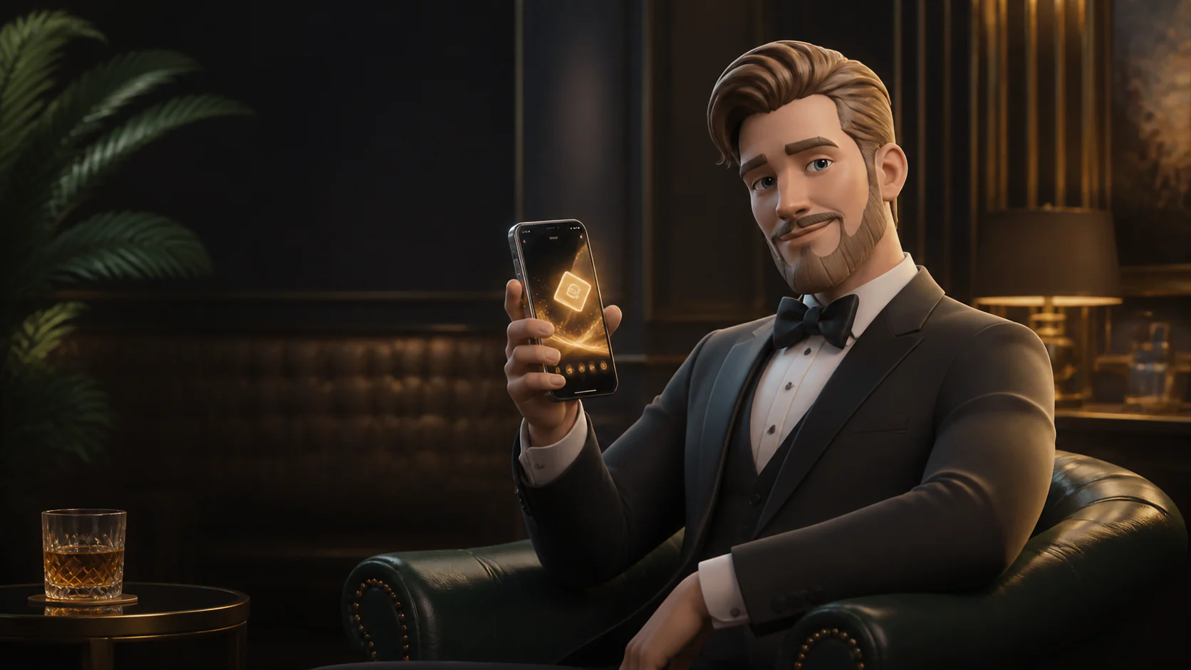 Casino web app installation on an Android phone